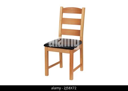 Dining chair on white with clipping path Stock Photo