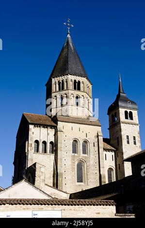 France. Saône-et-Loire (71). Cluny Abbey Stock Photo
