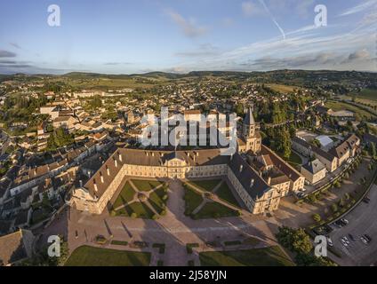 France. Burgundy. Saone-et-Loire (71) Benedictine Abbey of Cluny. Gallery in the preserved part of the monastery. Sold as national property in 1798, t Stock Photo