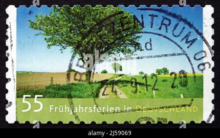 GERMANY - CIRCA 2012: a stamp printed in the Germany shows Spring Break, circa 2012 Stock Photo