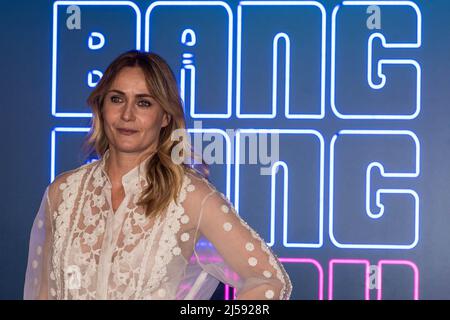 Rome, Italy. 21st Apr, 2022. Italian actress Lucia Mascino attends the photocall of the TV series 'Bang Bang Baby' in Rome. (Photo by Vincenzo Nuzzolese/SOPA Images/Sipa USA) Credit: Sipa USA/Alamy Live News Stock Photo