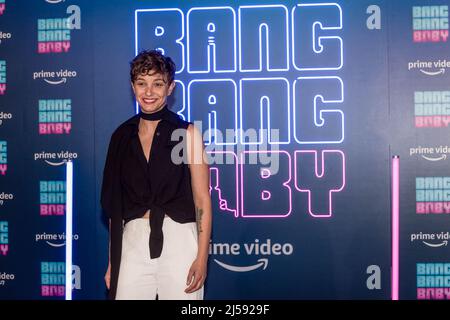 Rome, Italy. 21st Apr, 2022. Italian director Margherita Ferri attends the photocall of the TV series 'Bang Bang Baby' in Rome. (Photo by Vincenzo Nuzzolese/SOPA Images/Sipa USA) Credit: Sipa USA/Alamy Live News Stock Photo