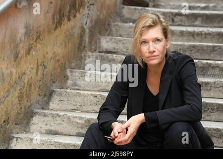 Rome, Italy. 21st Apr, 2022. Rome: Photocall film The Audition. Ina Weisse director. Pictured: Ina Weisse director Credit: Independent Photo Agency/Alamy Live News Stock Photo