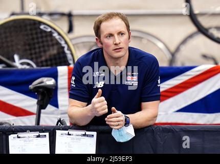 Sir Jason Kenny during day one of the Tissot UCI Track Nations Cup