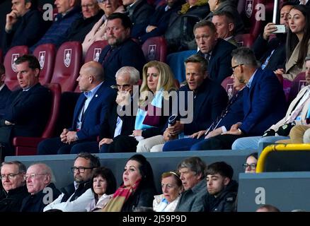 Burnley chairman Alan Pace in the stands ahead of the Premier League ...