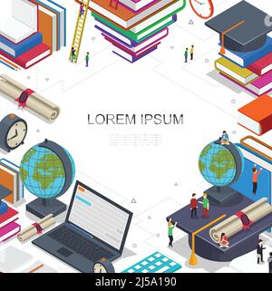 Isometric learning process in university template with students ...