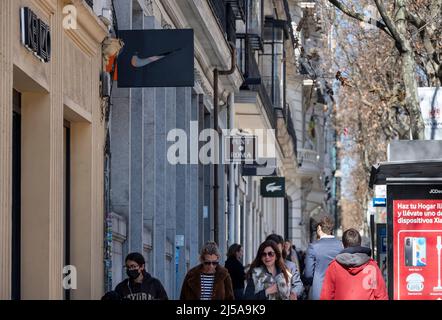 The American professional baseball organization, Major League Baseball (MLB),official  merchandise store in Hong Kong Stock Photo - Alamy