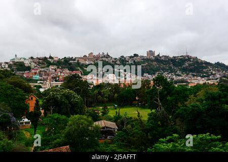 A view of the Rova Royal palace in Antananarivo, Madagascar. Stock Photo