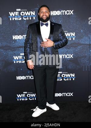 New York, USA. 21st Apr, 2022. attending HBO's 'We Own This City' Premiere held at Times Center on April 21, 2022 in New York City, NY ©Steven Bergman/AFF-USA.COM Credit: AFF/Alamy Live News Stock Photo