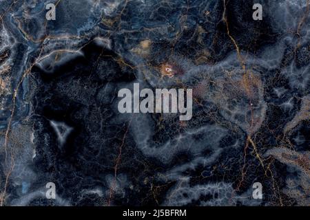 Contrast onyx background with dark blue tone. Stock Photo