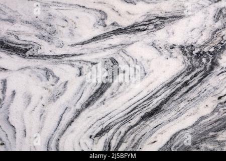 Stylish Volcano White, grey granite texture in classic style. Stock Photo