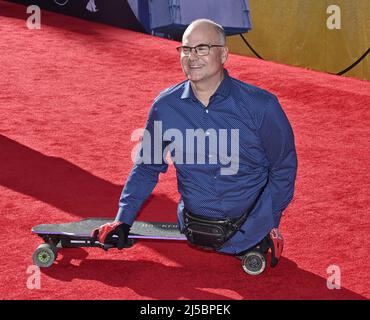 Los Angeles, USA. 22nd Apr, 2022. A guest attends the 40th Anniversary Screening of 'E.T. the Extra-Terrestrial' presented on the Opening Night of the 2022 TCM Classic Film Festival at the TCL Chinese Theater in the Hollywood section of Los Angeles on Thursday, April 21, 2022. Photo by Jim Ruymen/UPI Credit: UPI/Alamy Live News Stock Photo