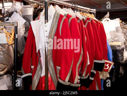 Theatrical Costume Storage Warehouse, Royal Opera House, Purfleet, Essex © Clarissa Debenham / Alamy Stock Photo