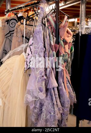 Theatrical Costume Storage Warehouse, Royal Opera House, Purfleet, Essex © Clarissa Debenham / Alamy Stock Photo