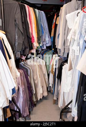 Theatrical Costume Storage Warehouse, Royal Opera House, Purfleet, Essex © Clarissa Debenham / Alamy Stock Photo