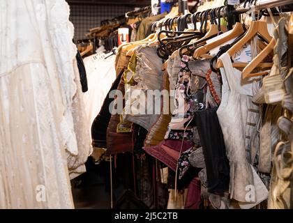 Theatrical Costume Storage Warehouse, Royal Opera House, Purfleet, Essex © Clarissa Debenham / Alamy Stock Photo