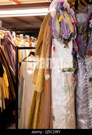 Theatrical Costume Storage Warehouse, Royal Opera House, Purfleet, Essex © Clarissa Debenham / Alamy Stock Photo