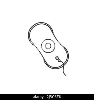 Window cleaning robot line icon vector. Smart household appliance symbol. Vector illustration Stock Vector