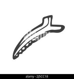 vector illustration hairpin, hair clip Stock Vector