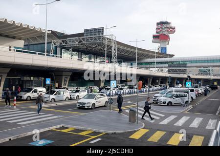 Fiumicino Airport Rome Italy Stock Photo