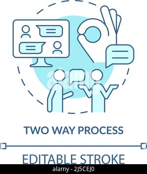 Two way process concept icon Stock Vector Image & Art - Alamy