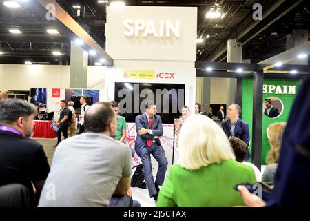 MIAMI BEACH, FL - APRIL 19: Atmosphere during eMerge Americas 2022 at the Miami Beach Convention Center on April 19, 2022 in Miami Beach, Florida.  Credit: MPI10 / MediaPunch Stock Photo