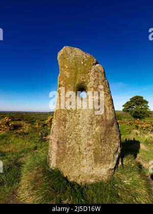 Hole Stone, Newtownabbey, County Antrim, Northern Ireland Stock Photo