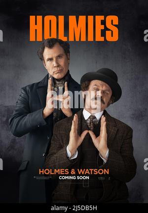 Holmes & Watson Year : 2018 USA Director : Etan Cohen John C. Reilly, Will Ferrell American poster Stock Photo