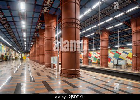 U-Bahnhof Olaias,Lissabon, Lisboa, Portugal, Europa Stock Photo