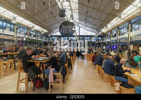 Mercado da Ribeira, Time Out Market Lisboa, Bairro Alto, Lissabon, Portugal, Europa Stock Photo