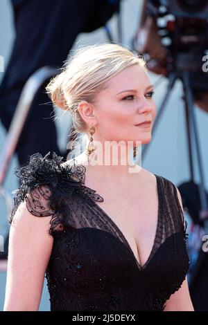 Venice, Italy, September 2, 2022 - Kirsten Dunst attends the red carpet