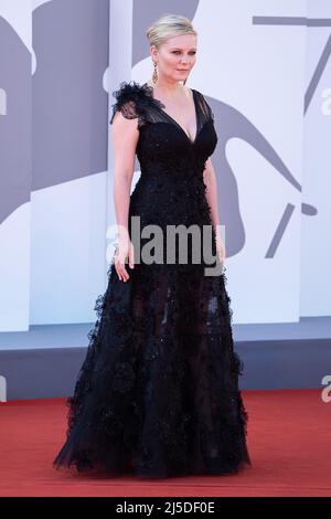 Venice, Italy, September 2, 2022 - Kirsten Dunst attends the red carpet