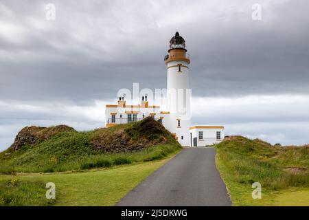 Turnberry lighthouse on the Ayrshire coast, Scotland Stock Photo