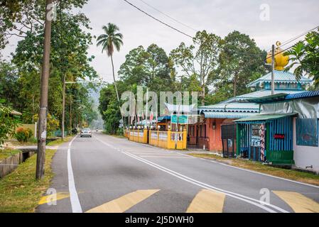 Daily life in Balik Pulau area, Southwest Penang Island District, Penang Island, Malaysia Stock Photo