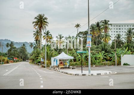 Daily life in Balik Pulau area, Southwest Penang Island District, Penang Island, Malaysia Stock Photo