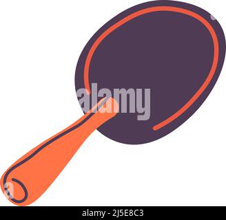 Table tennis racket, ping pong equipment vector Stock Vector