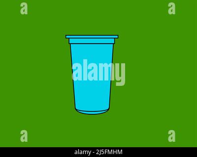 drink cup design Stock Vector