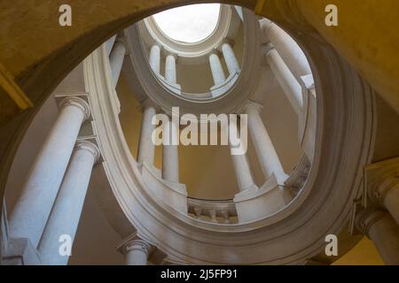 Stairwell Palazzo Barberini Rome Italy Stock Photo