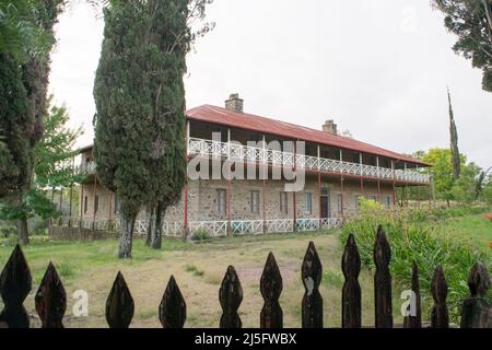 Historic stone houses in Conchillas, Colonia Department, Uruguay Stock Photo