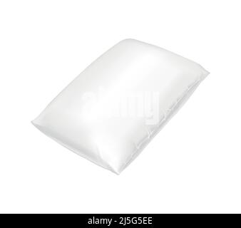 Blank white square pillow cushion Royalty Free Vector Image