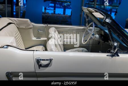 legacy Gallery, 1965 Ford Mustang, Ford Rouge Factory Tour, Dearborn, Michigan, USA Stock Photo