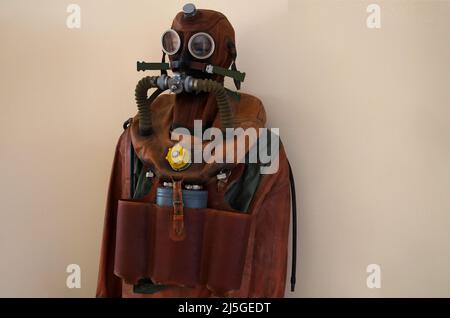 protective suit against chemical and biological weapons Stock Photo