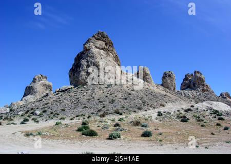 A hike into the Trona Towers (Pinnacles) in California.