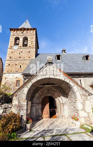 Plan village, Huesca, Spain Stock Photo