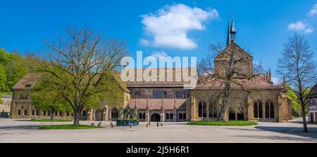 Maulbronn Monastery is a former Cistercian abbey and one of the best-preserved in Europe. Baden Wuerttemberg, Germany, Stock Photo