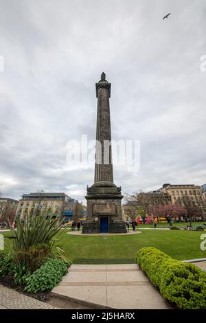 Melville Monument, Edinburgh Scotland Stock Photo