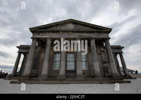 Observatory on top of Calton Hill, Edinburgh, Scotland Stock Photo
