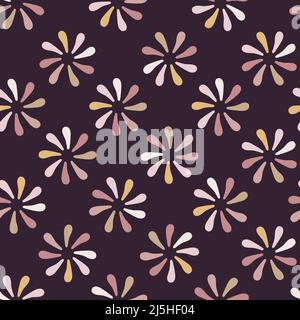 Petal flowers pattern Stock Vector
