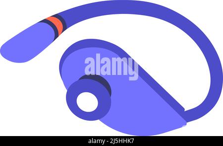 Modern headphone, bluetooth technology earbuds Stock Vector