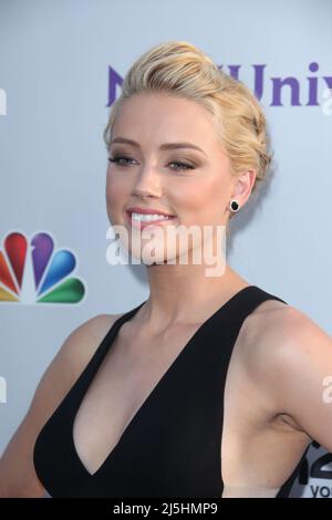 LOS ANGELES, CA - AUGUST 01: Amber Heard attends NBC's 2011 TCA summer press tour at The Bazaar at the SLS Hotel on August 1, 2011 in Los Angeles, California. People: Amber Heard Credit: Storms Media Group/Alamy Live News Stock Photo